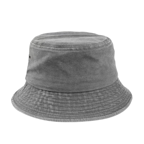 Grey Classic Bucket Hat