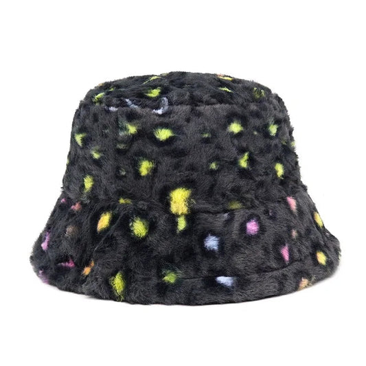 Psychedelic Zebra Fur Bucket Hat