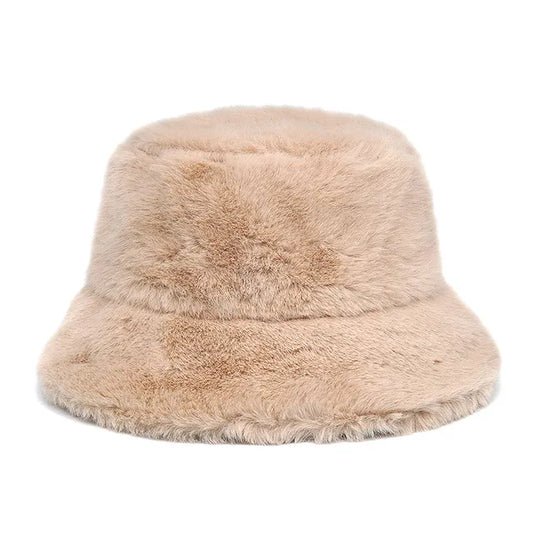 Colored Fur Bucket Hat