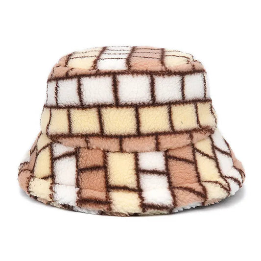 Irish Squared Tablecloth Bucket Hat