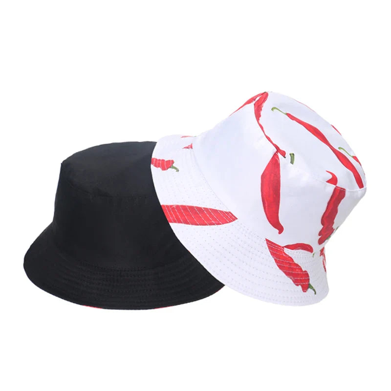 White Chili Bucket Hat