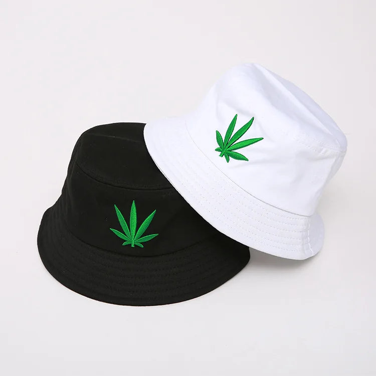Black Maple *Wink* Leaf Bucket Hat