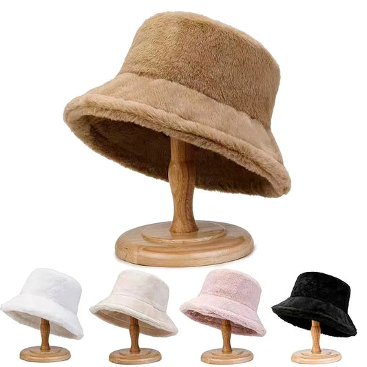 Faux Fur Bucket Hat